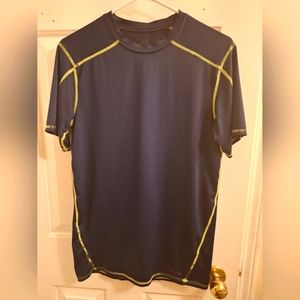Slick knit jersey blue med-large